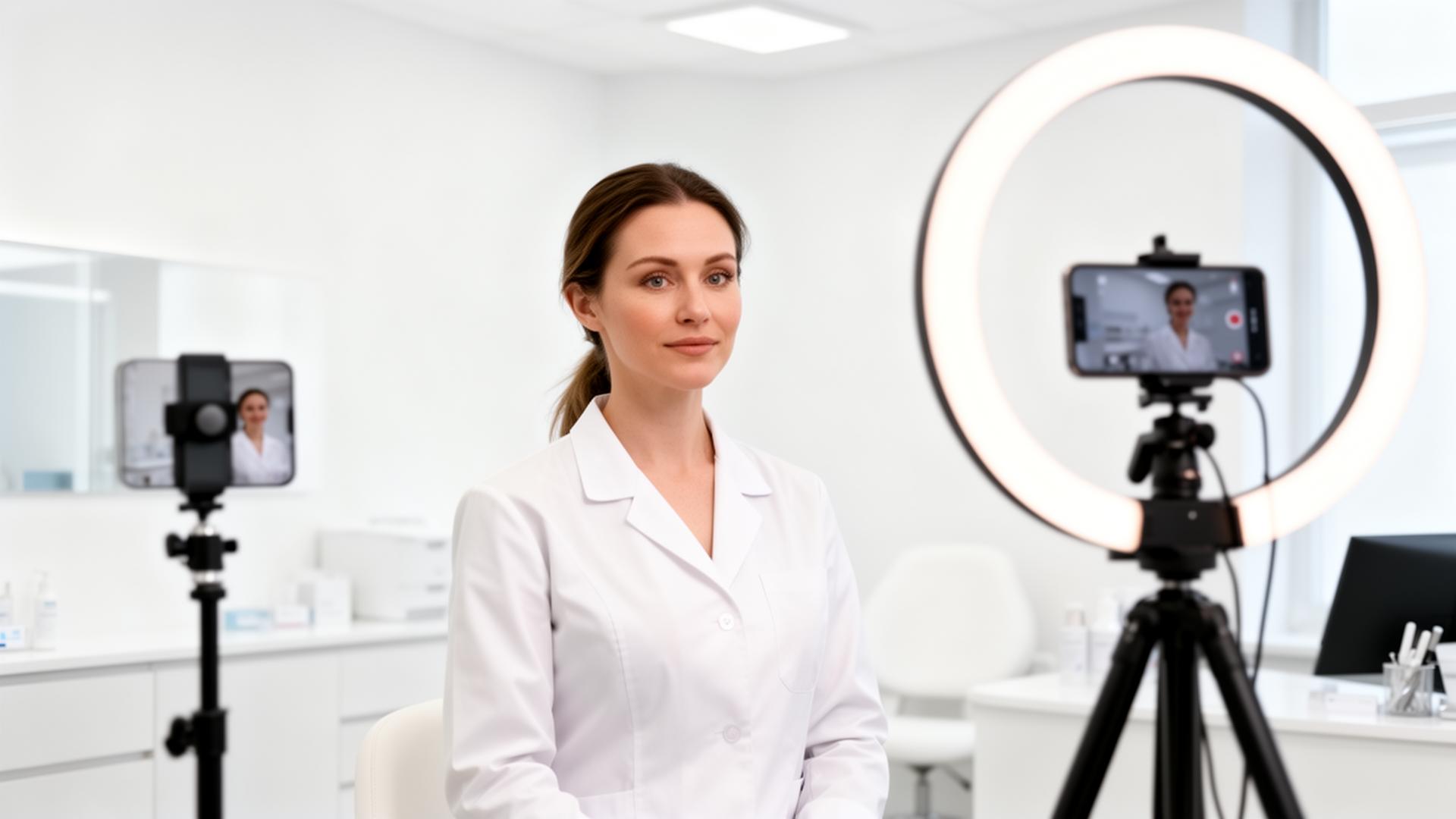 Reels und Personenmarke fuer Aerzte in der aesthetischen Medizin